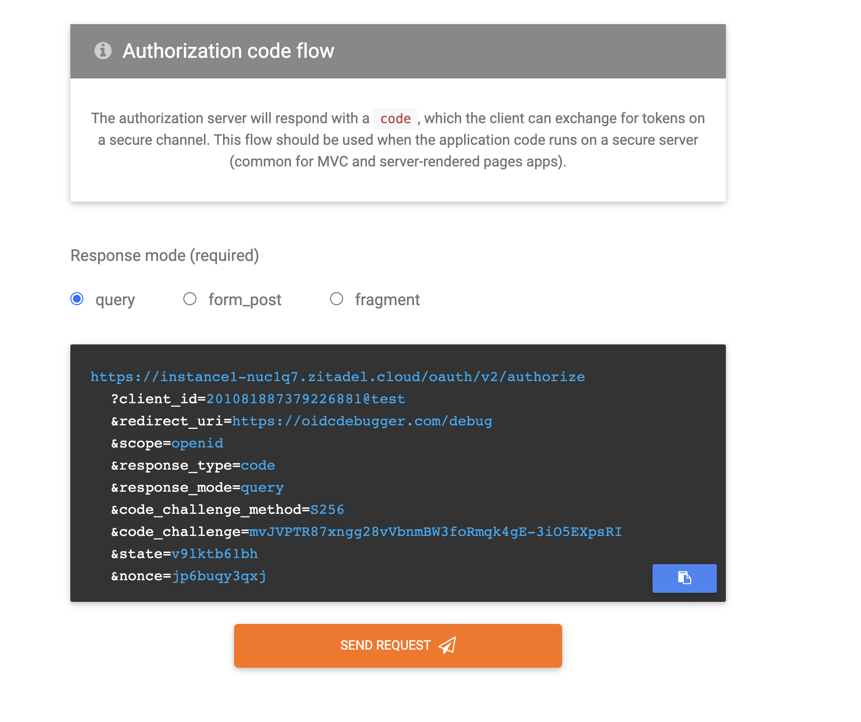Create a Web Application in ZITADEL.